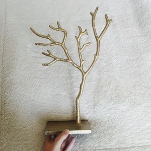 Gold Tree Necklace Hanger
